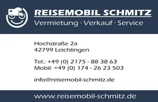 Business card Reisemobil Schmitz