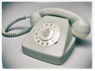 Old telephone: Siemens Grey Mouse