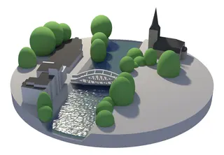 Leichlingen 3D visualization