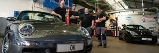 Website “OK Automobile + Sportwagenservice” - Banner image